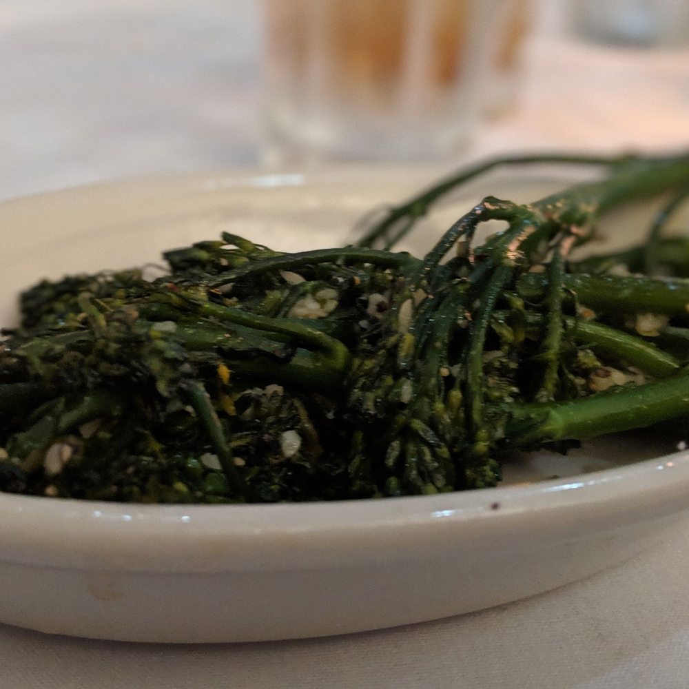 Marais - The broccolini was delicious as well - Seafood Near Me - Dickinson, Texas