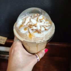 Sweetie Pie's Baked Goods and Coffee Shop - A delicious Caramel Frappe!