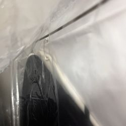 American Cleaners - Pins in the legs of the silk pants