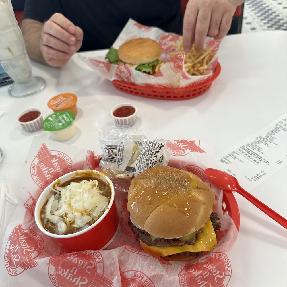Steak ’n Shake - Garlic Double Steakburger Combo, Frisco Melt Combo, Fries, fries, Chili, Ranch Sauce - Fast Food Near Me - Oldsmar, Florida Steak ’n Shake - Garlic Double Steakburger Combo, Frisco Melt Combo, Fries, fries, Chili, Ranch Sauce - Fast Food Near Me - Oldsmar, Florida