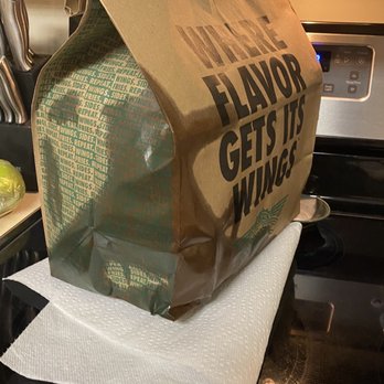 Wingstop - Greasy doesn't even begin to describe this disaster. - Chicken Wings Near Me - Durham, North Carolina