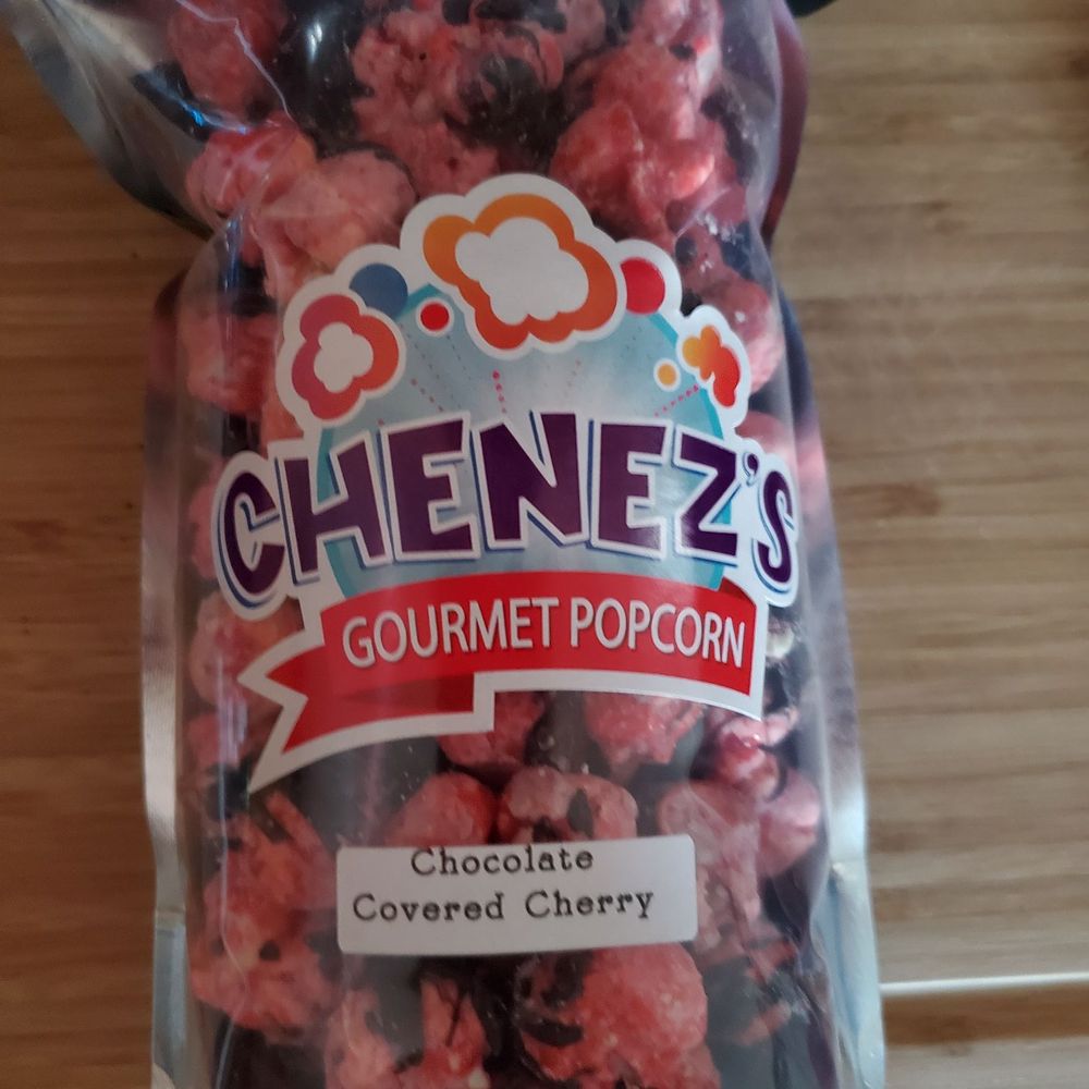 Chocolate covered cherry popcorn Chocolate covered cherry popcorn