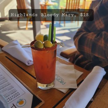 Pacific's Edge Restaurant - Pacific's Edge - Highlands Bloody Mary. $18 - Seafood Near Me - Carmel, California Pacific's Edge Restaurant - Pacific's Edge - Highlands Bloody Mary. $18 - Seafood Near Me - Carmel, California