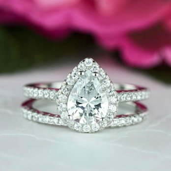 Diamond Exchange - Pear Diamond Halo Engagement Rings in Houston - Jewelry Near Me - Houston, Texas Diamond Exchange - Pear Diamond Halo Engagement Rings in Houston - Jewelry Near Me - Houston, Texas