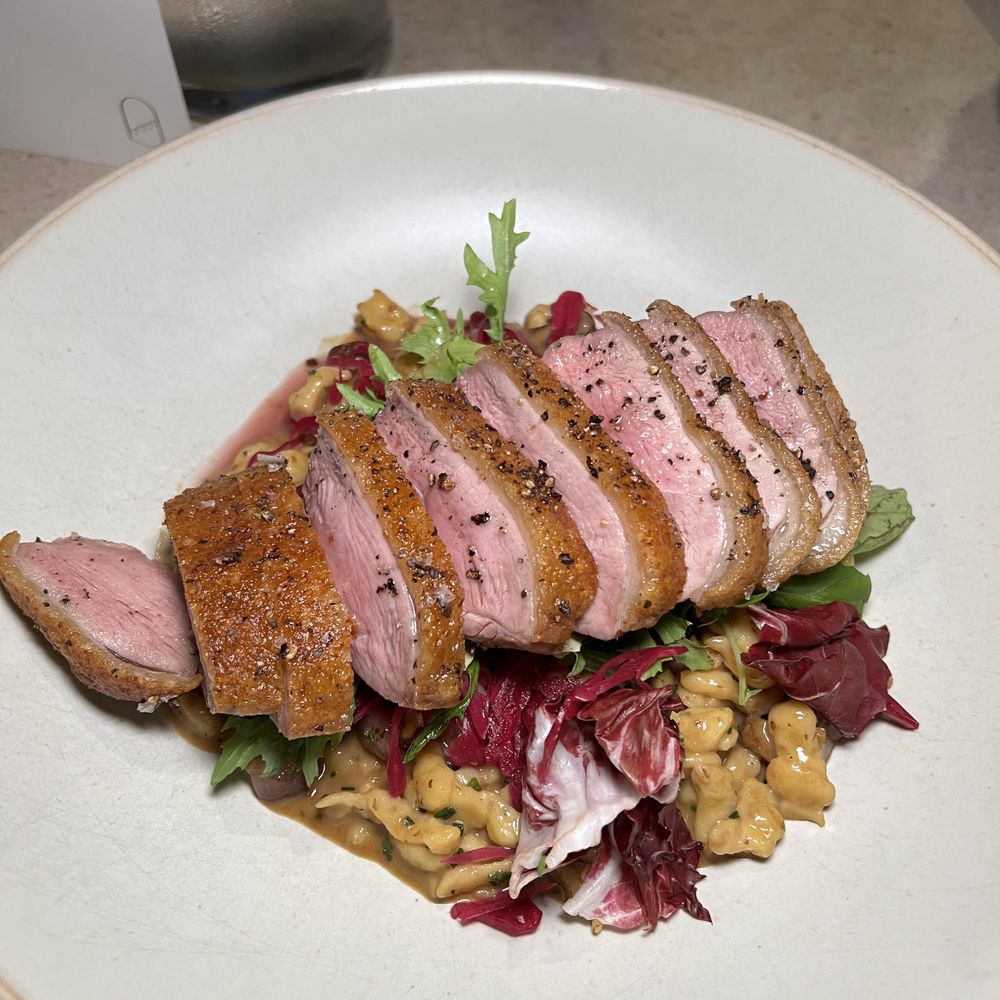 Botanist - Dry-Aged Duck Breast - Canadian (New) Near Me - Vancouver, British Columbia Botanist - Dry-Aged Duck Breast - Canadian (New) Near Me - Vancouver, British Columbia