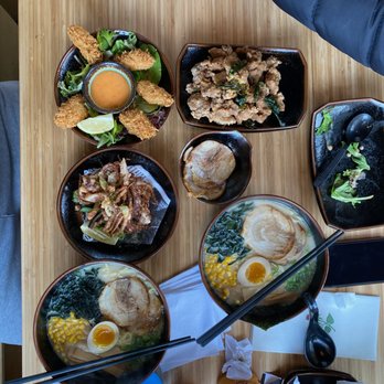 Kyuramen - Flushing - Nearly everything we had - Ramen Near Me - Flushing, New York