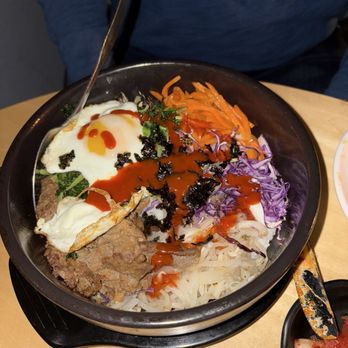 Arario Midtown - Dol Sot Hot Pot BibimBop with Beef - Korean Near Me - Reno, Nevada