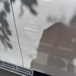 A&A Auto Glass Discounters - Grocery cart scratch on passenger side door that needs repaired. & painted.