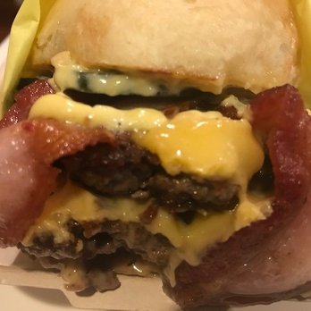 Copper Kings - The Big Burger (double, cheese, grilled onions, pickles, and Japanese milk bun). Bacon added. EXCELLENT. - Burgers Near Me - San Marcos, California Copper Kings - The Big Burger (double, cheese, grilled onions, pickles, and Japanese milk bun). Bacon added. EXCELLENT. - Burgers Near Me - San Marcos, California