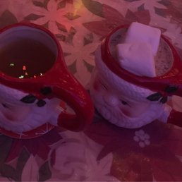 Hot Apple Cider (left) and Hot Chocolate (right) Hot Apple Cider (left) and Hot Chocolate (right)
