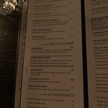 Gaslamp  - Food menu - Steakhouses Near Me - Kailua, Hawaii