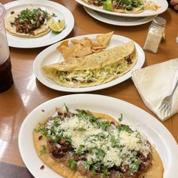 Huaraches, Quesadilla, Tacos Huaraches, Quesadilla, Tacos
