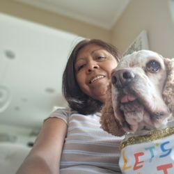 The Pampered Pet Palace - I am here with my sweet baby.
