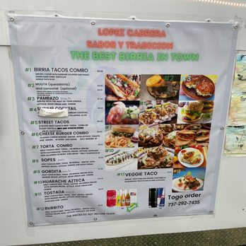Birrieria Lopez cabrera - Menu...They have Birria !..YES!! - Tacos Near Me - Austin, Texas Birrieria Lopez cabrera - Menu...They have Birria !..YES!! - Tacos Near Me - Austin, Texas