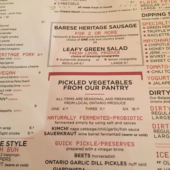 Wvrst - Menu. - German Near Me - Toronto, Ontario Wvrst - Menu. - German Near Me - Toronto, Ontario