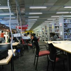 Yucca Library - From my view at the back table....just living it up
