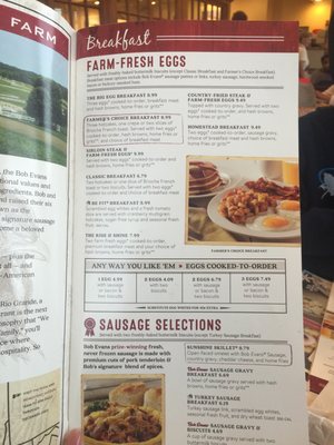 Menu photo 3 Bob Evans Fairview Heights, IL