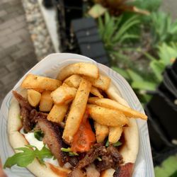 The Yiros Shop - Mixed Meat Yiro: $15.50 AUD