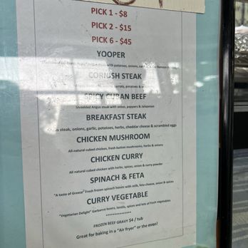 Grampa's Pastys - Farmers market menu - Food Delivery Services Near Me - Richland, Michigan Grampa's Pastys - Farmers market menu - Food Delivery Services Near Me - Richland, Michigan