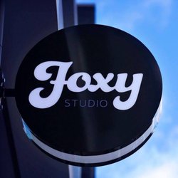 Foxy Studio - Outside Sign. Photo Credit: Foxy Studio