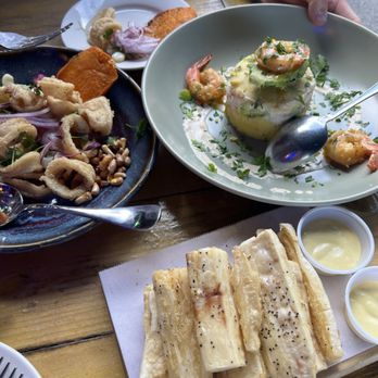 Coya Peruvian Secret - Yuquitas  Ceviche mixto - Peruvian Near Me - Del Mar, California