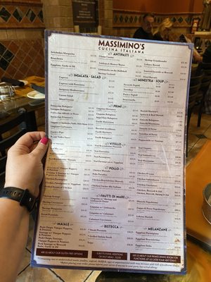 Menu photo 2 Massimino's Boston, MA