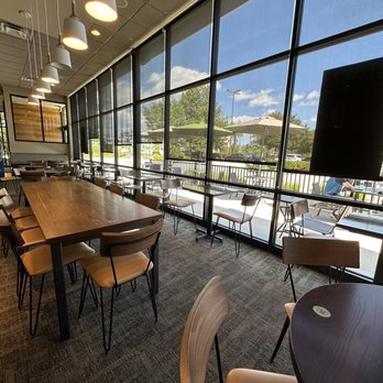 Panera Bread - Indoor dining area - Salad Near Me - Murrieta, California