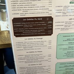 La Crêperie - Menu 2 of 2