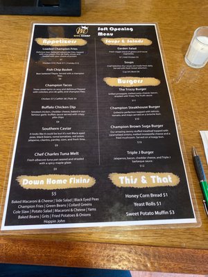 Menu photo 5 Wing Champ Sharonville, OH