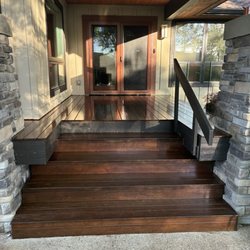 Michiana HandyMan Services - Another view; this was a big project with several decks, walkways, etc.
