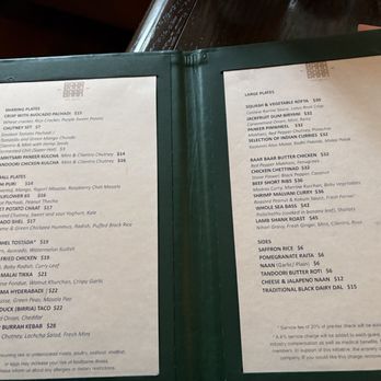 Baar Baar - menu - Indian Near Me - Los Angeles, California