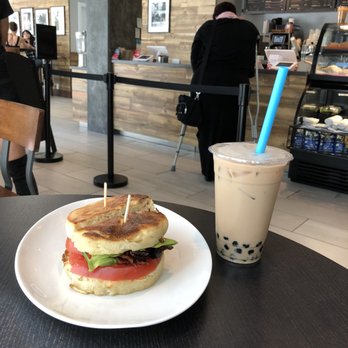 Europane - Very special English Muffin, unbelievable large, LOL. First time tried to have BLTA with boba milk tea, it sounds a great match. - Bakeries Near Me - Pasadena, California Europane - Very special English Muffin, unbelievable large, LOL. First time tried to have BLTA with boba milk tea, it sounds a great match. - Bakeries Near Me - Pasadena, California