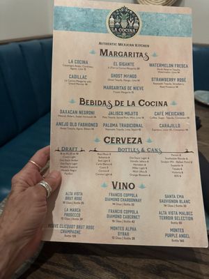 Menu photo 1 La Cocina - Authentic Mexican Kitchen Scottsdale, AZ Menu photo 1 La Cocina - Authentic Mexican Kitchen Scottsdale, AZ