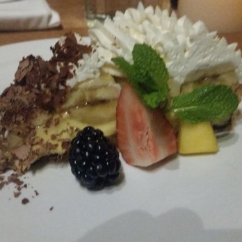 Izakaya Den - A very different banana cream pie with real bananas! - Japanese Near Me - Denver, Colorado Izakaya Den - A very different banana cream pie with real bananas! - Japanese Near Me - Denver, Colorado