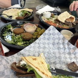 Gyros and falafels Gyros and falafels