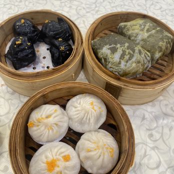 Asian Pearl Kitchen - Shanghai Steamed Dumpling, Squid Ink Steamed Shrimp Dumpling, Sticky Rice In Lotus Leaf - Dim Sum Near Me - Richmond, California