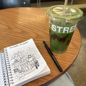 Blank Street - Strawberry shortcake matcha - Coffee & Tea Near Me - New York, New York Blank Street - Strawberry shortcake matcha - Coffee & Tea Near Me - New York, New York