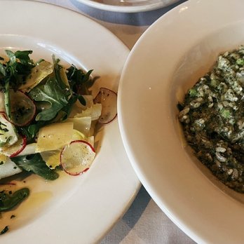 Restaurant Christine - Breaded lemon chicken and pesto risotto - Comfort Food Near Me - Seattle, Washington Restaurant Christine - Breaded lemon chicken and pesto risotto - Comfort Food Near Me - Seattle, Washington