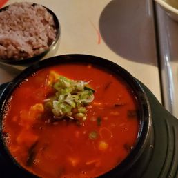 Soondubu (순두부찌개) / Spicy Soft Tofu Soup
