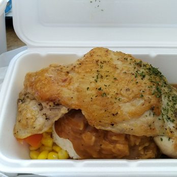 Magic Fusion Cuisine - Grill chicken steak, black pepper sauce on rice $7.99 - Fast Food Near Me - Markham, Ontario