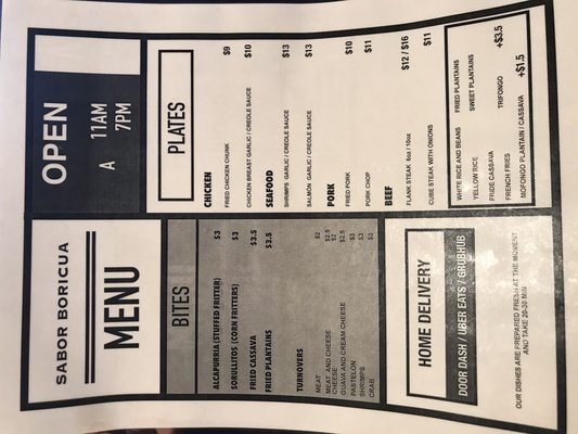 Menu photo 1 Sabor Boricua El Paso, TX Menu photo 1 Sabor Boricua El Paso, TX
