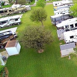 RV Sites with open spaces between them.