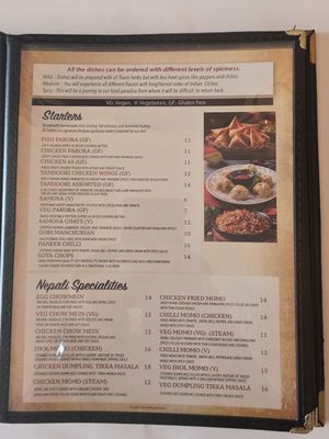 Menu photo 1 Tara Indian Cuisine San Francisco, CA Menu photo 1 Tara Indian Cuisine San Francisco, CA