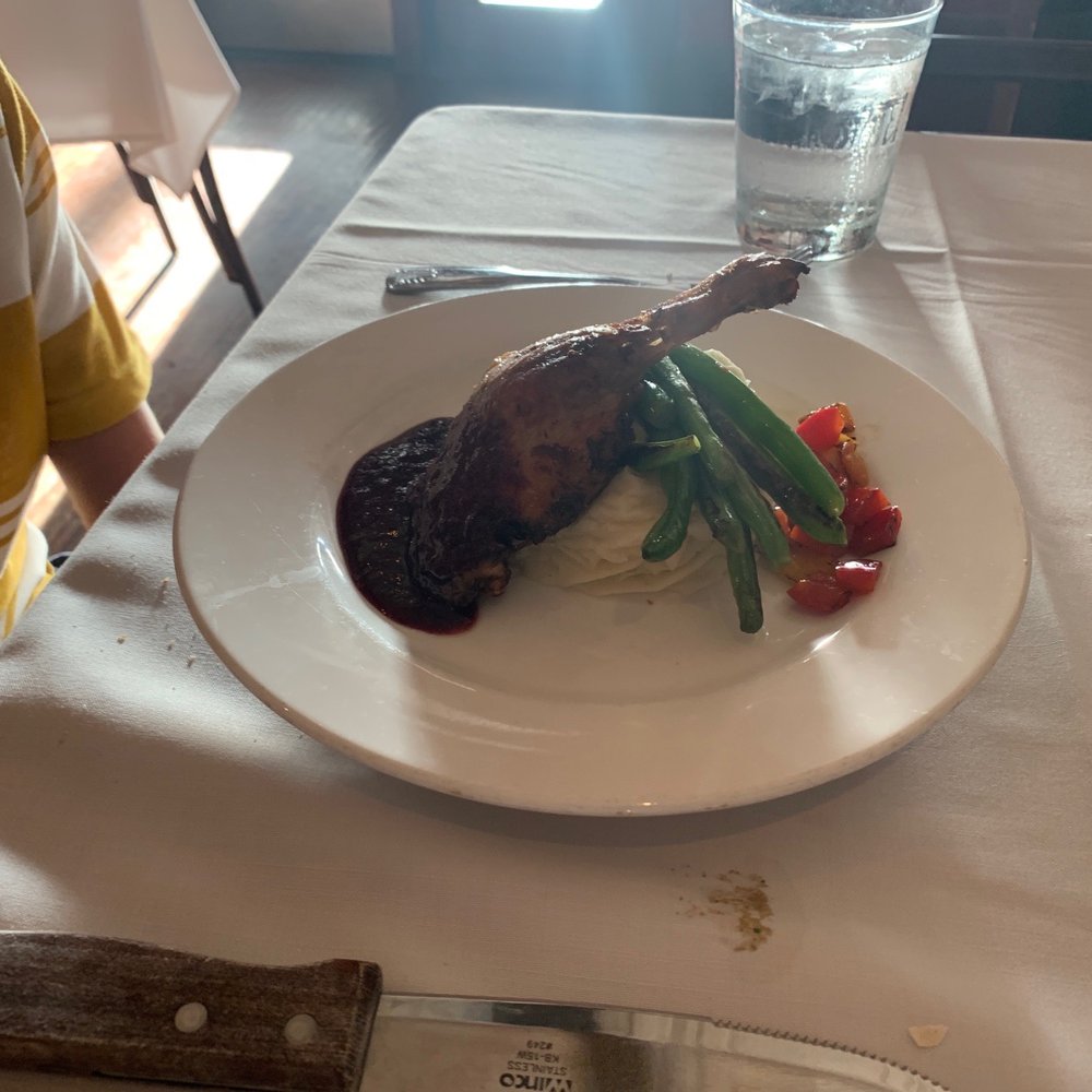 Bistro 17 - Duck with mashed potatoes - French Near Me - Hilton Head Island, South Carolina Bistro 17 - Duck with mashed potatoes - French Near Me - Hilton Head Island, South Carolina