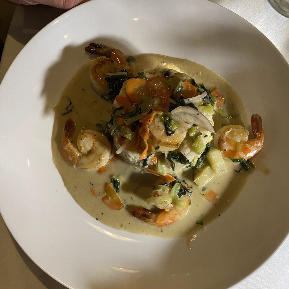Flair Modern Cuisine   - Shrimp curry bowl - New American Near Me - Chapel Hill, North Carolina