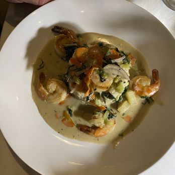 Flair Restaurant - Shrimp curry bowl - New American Near Me - Chapel Hill, North Carolina