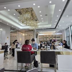 View from pedi area