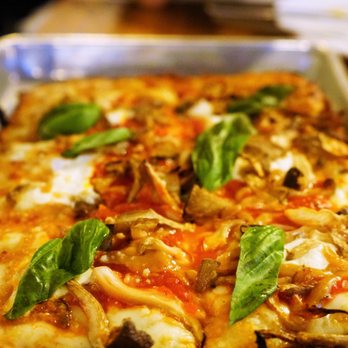 Emily - The Mimi - Ricotta, Roasted Garlic, Mushroom, Basil - Pizza Near Me - New York, New York