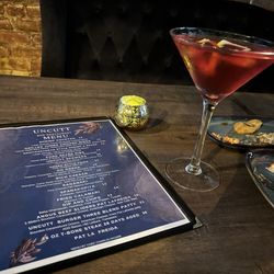 Uncutt Bar & Restaurant - Cocktails and menu.