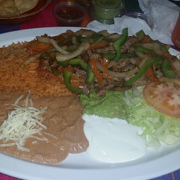 Beef fajitas!